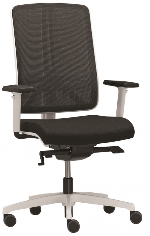 kancelárska stolička FLEXI FX 1106, biele prevedenie gallery main image