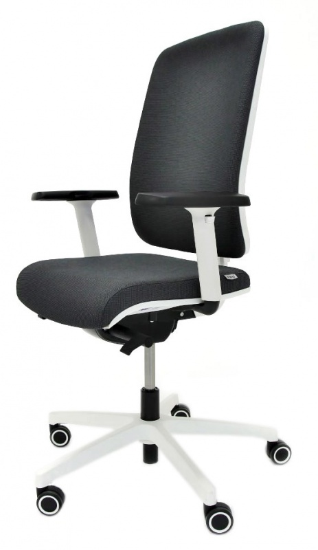 kancelárska stolička FLEXI FX 1114, bílé provedení gallery main image