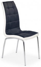 Jedálenská stolička K186 čierno-bielá