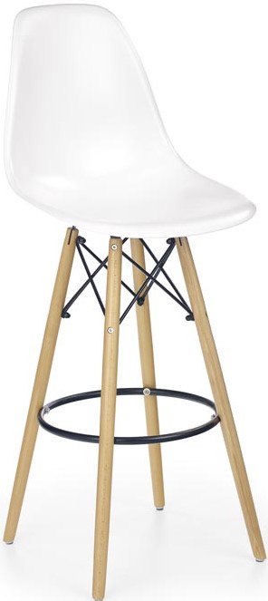 barová stolička H51 biela
