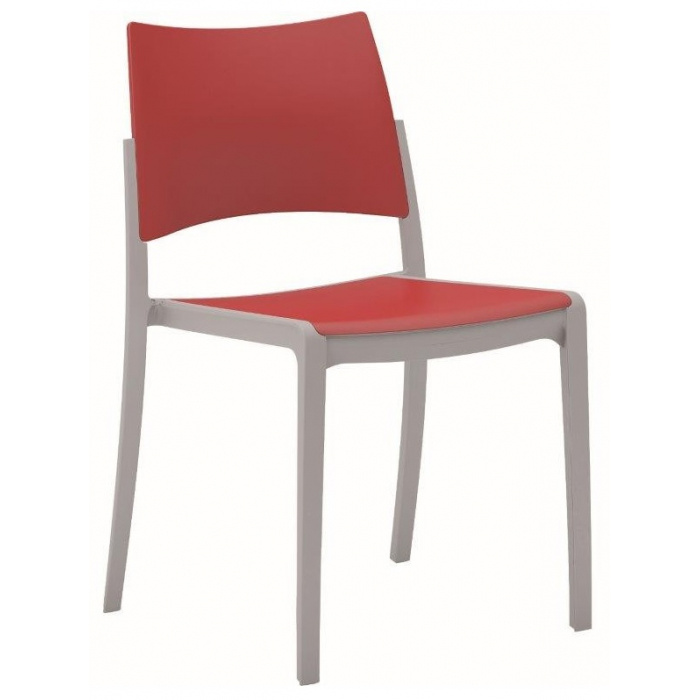Plastová dizajnová stolička SLASH