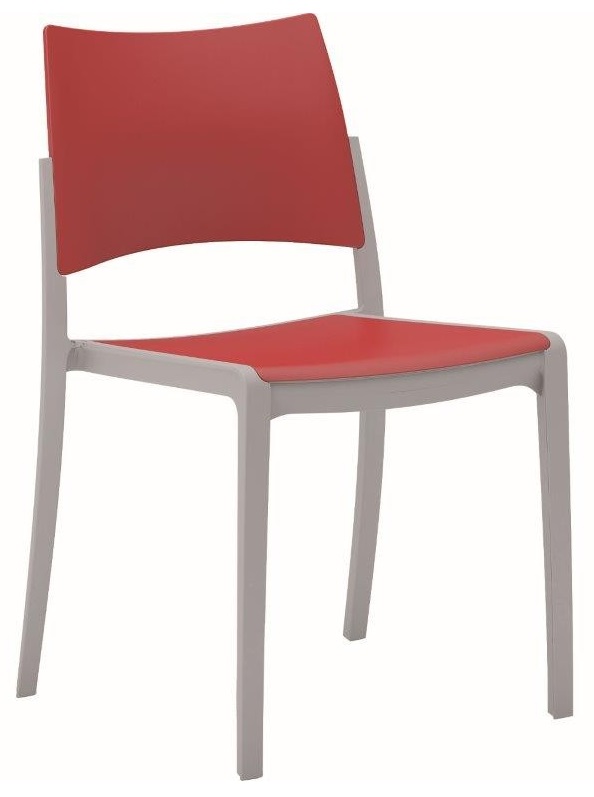 Plastová dizajnová stolička SLASH gallery main image