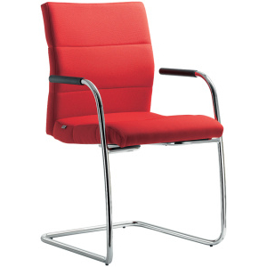 Konferenčná stolička LASER 682-Z-N4, kostra chróm