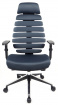 kancelárska stolička FISH BONES PDH čierny plast, šedá  TW12