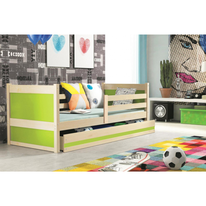 detská postel Rico 1 190x80 Borovice - více barev
