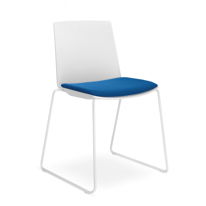 Konferenčná stolička SKY FRESH 042-N4, kostra chrom