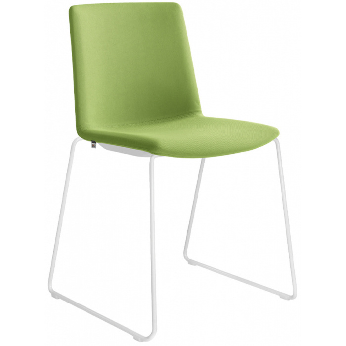 Konferenčná stolička SKY FRESH 045-Q-N0, kostra biela