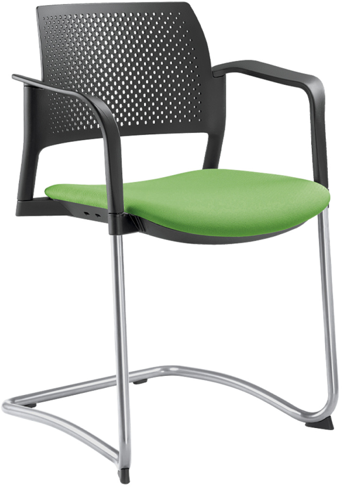 konferenčná stolička DREAM+ 101BL-Z-N4,BR, kostra chrom gallery main image