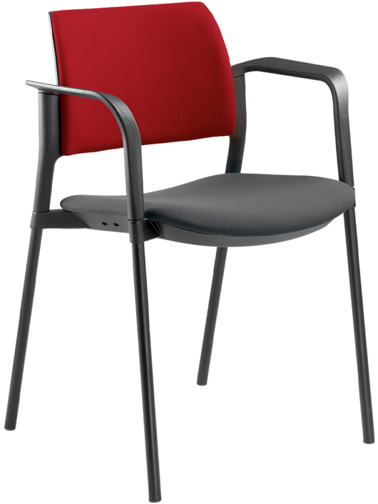 konferenčná stolička DREAM+ 103BL-N1,BR kostra čierna gallery main image