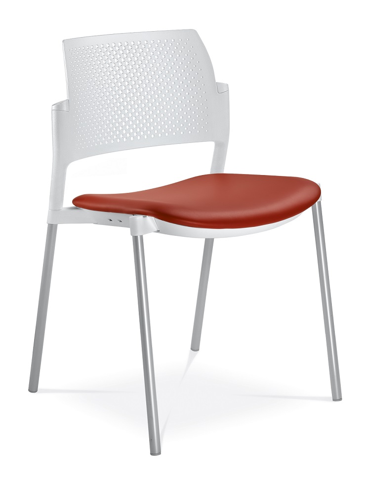 konferenčná stolička DREAM+ 100WH-N2, kostra šedá gallery main image
