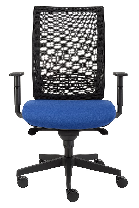 kancelárska stolička KENT SÍŤ, T-SYNCHRO čierna konstrukce