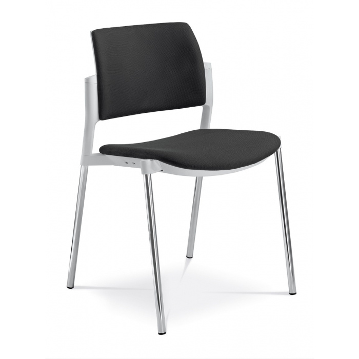 konferenčná stolička DREAM+ 103WH-N4, kostra chrom