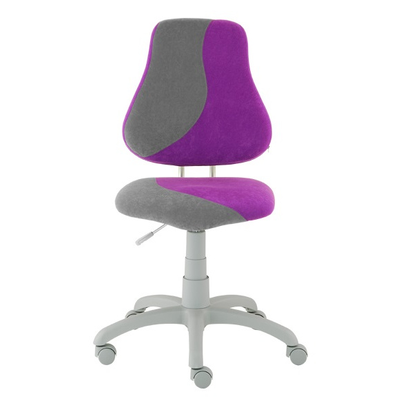 detská stolička FUXO S-line fialovo-sivá