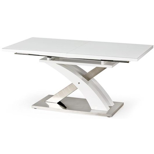 stôl Sandor 160-220x90x75 bielý