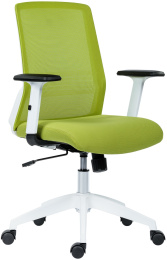 študentská stolička Novello White green
