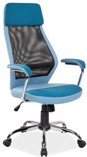kancelárska stolička Q336 modrá gallery main image