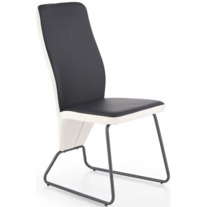 Jedálenská stolička K300 čierno-biela