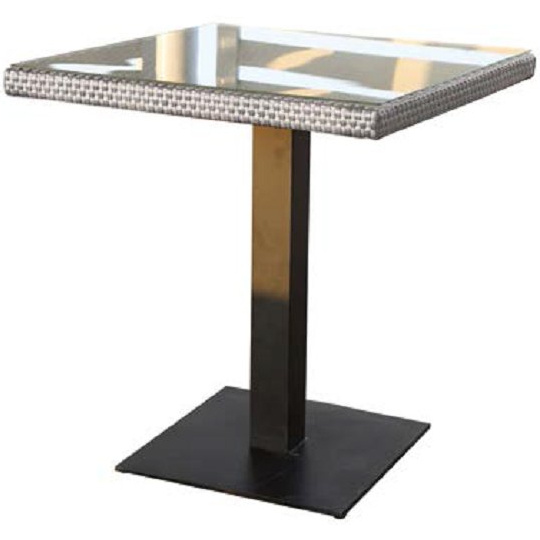 Dizajnový stôl BARCELONA - sivý