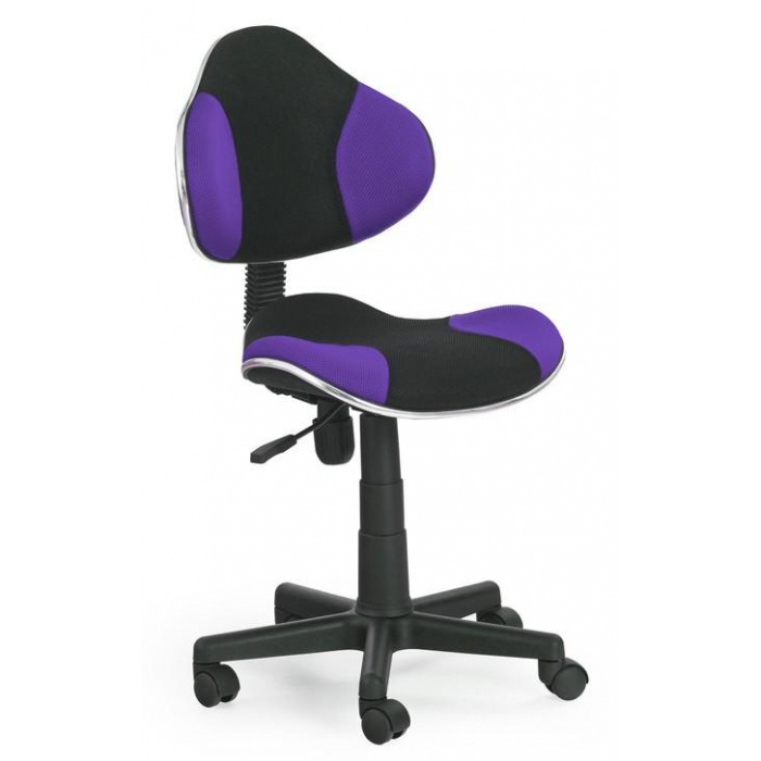 detská stolička FLASH čierno-fialová
