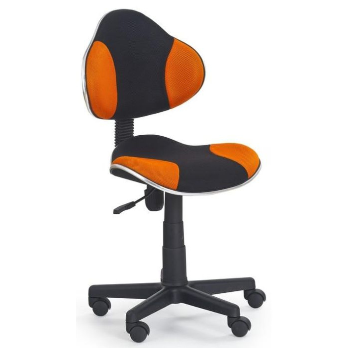 detská stolička FLASH čierno-oranžová