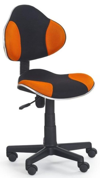 detská stolička FLASH čierno-oranžová gallery main image