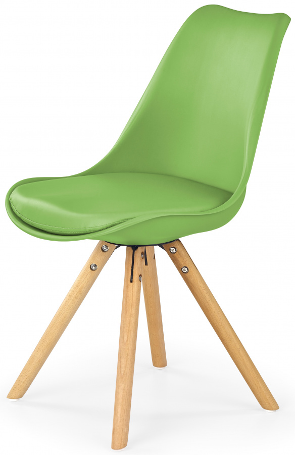 Jedálenská stolička K201 zelená gallery main image