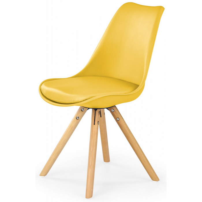 Jedálenská stolička K201 žltá