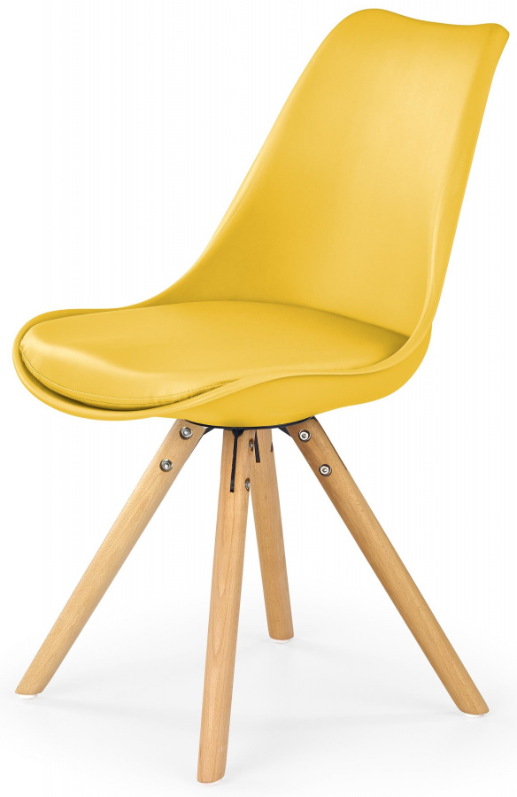 Jedálenská stolička K201 žltá gallery main image
