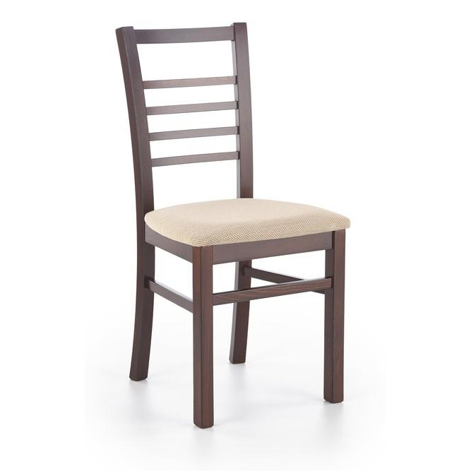 Jedálenská stolička ADRIAN tmavý orech/torent beige