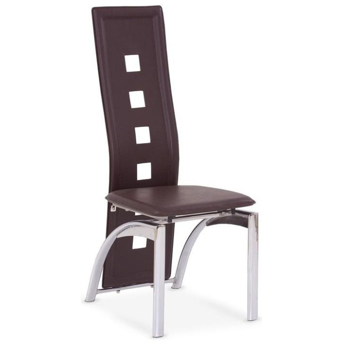 Jedálenská stolička K4 tmavo hnedá