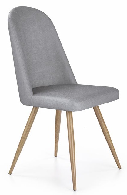 Jedálenská stolička K214 medový dub/ šedá gallery main image