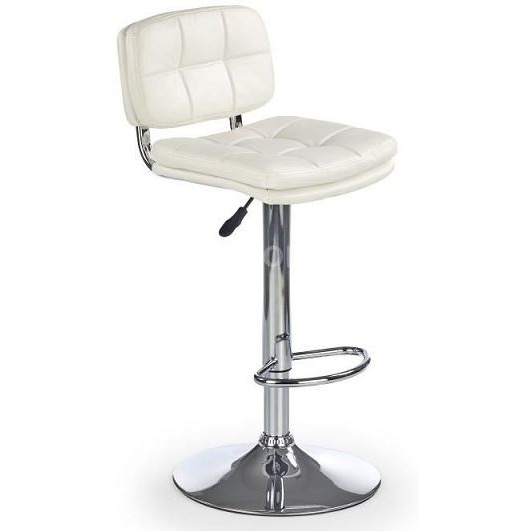 barová židle H75 bílá
