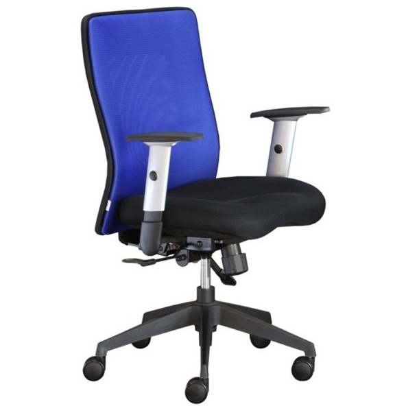 stolička LEXA bez podhlavníka, modrá zleva č. SEK1047