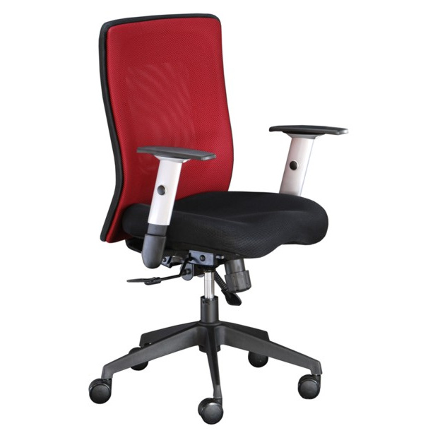 kancelárská stolička LEXA bez podhlavníka,farba vínová