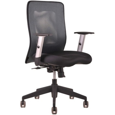 kancelárska stolička LEXA bez podhlavníka, farba antracit