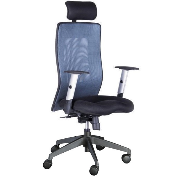 kancelárska stolička LEXA XL + 3D podhlavník,antracit