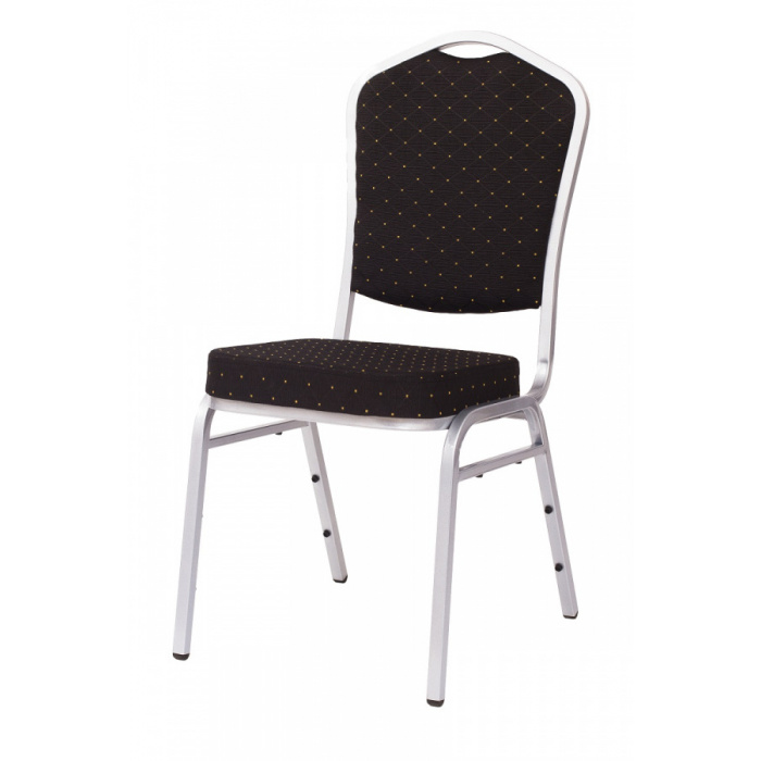 banketová stolička Standard Line ST370 čierno - strieborná