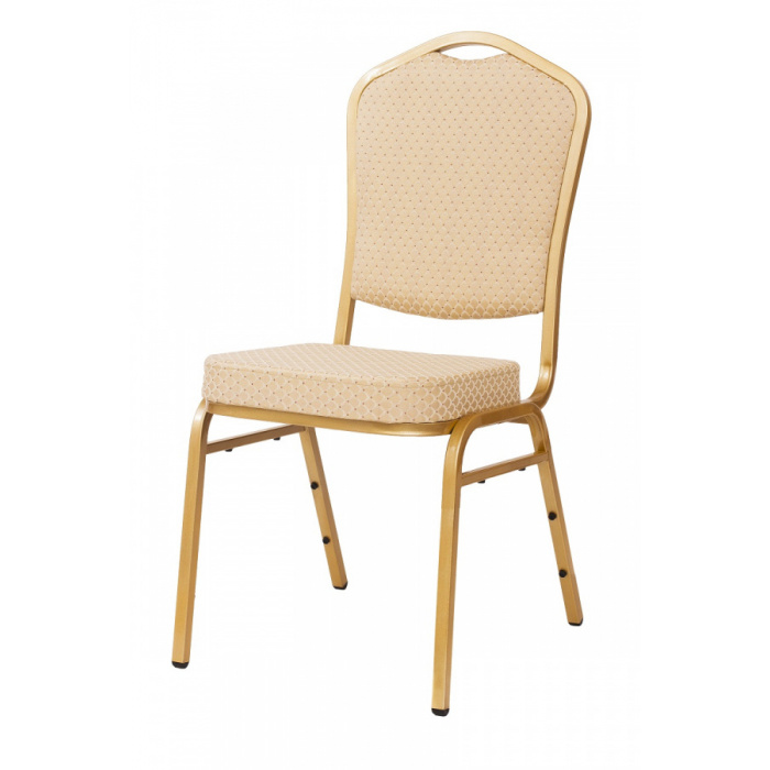 banketová stolička Standard Line ST314 béžovo - zlatá