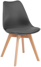 Jedálenská stolička BALI 2 NEW, sivá/ buk