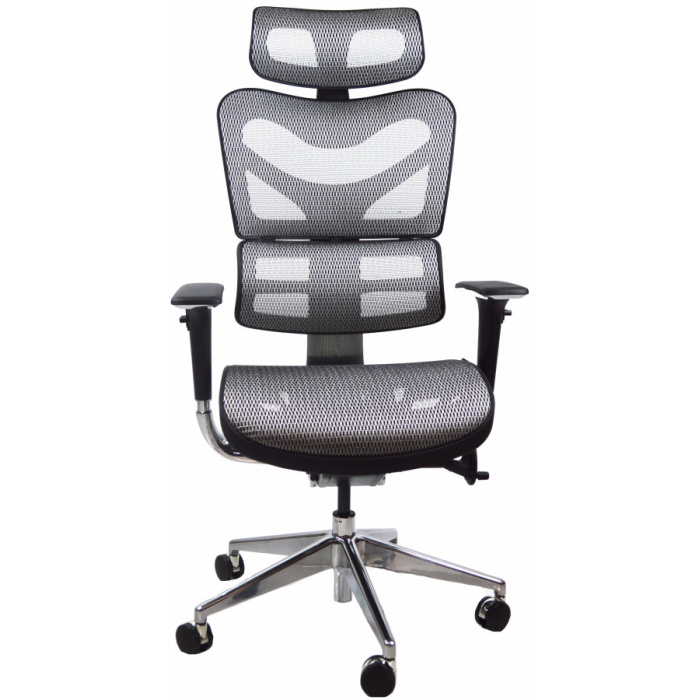 kancelářská stolička ARIES JNS-701, biela W-17