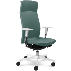 kancelárská stolička Prime 2304 W, biele prevedenie