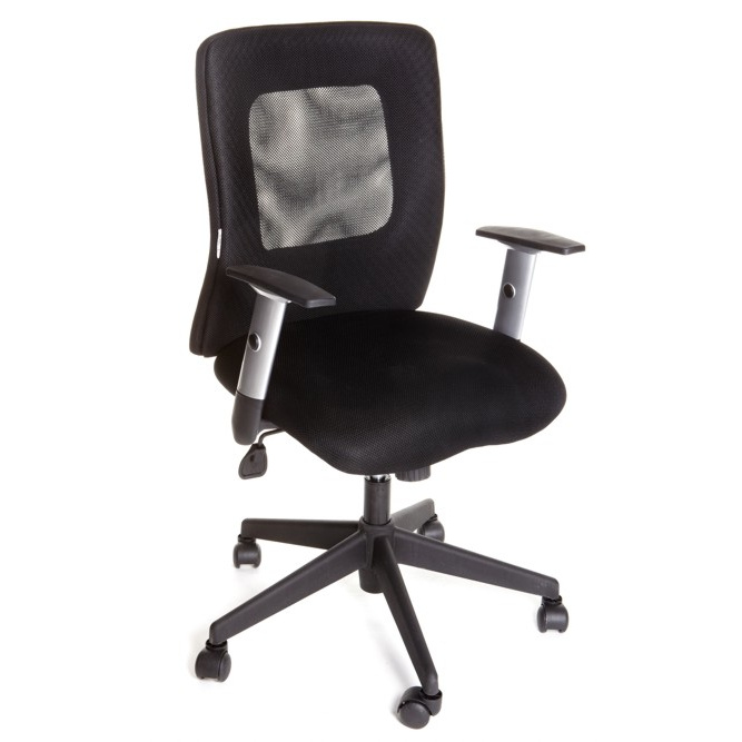 kancelárská kancelárska stolička CORTE čierná