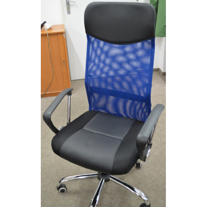kancelárska stolička IDAHO modrá sieťovina, č. AOJ191