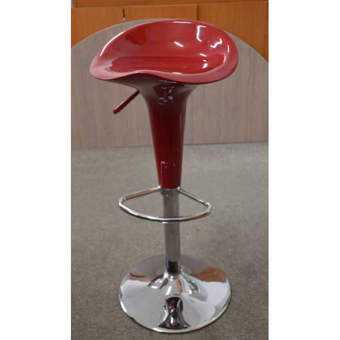 barové stolička EMILIO farba červená, č. AOJ254