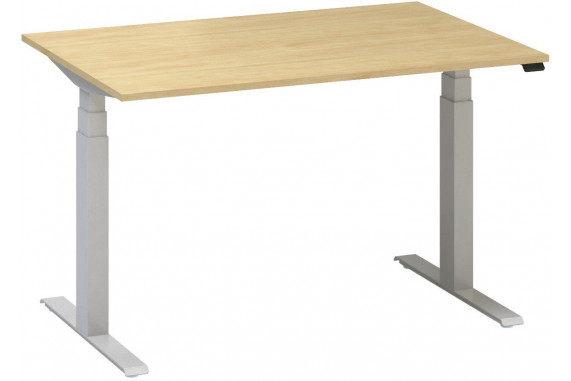 ALFA UP stôl 800x1400.
Stôl Alfa Up je elektricky výškovo nastaviteľný stôl vybavený dvoma elektromotormi, ktoré zaručujú syn
