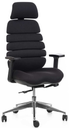 kancelárská stolička SPINE čierna s PDH gallery main image