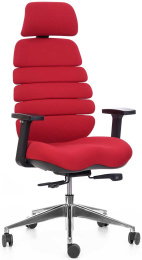 kancelárská stolička SPINE červena s PDH gallery main image