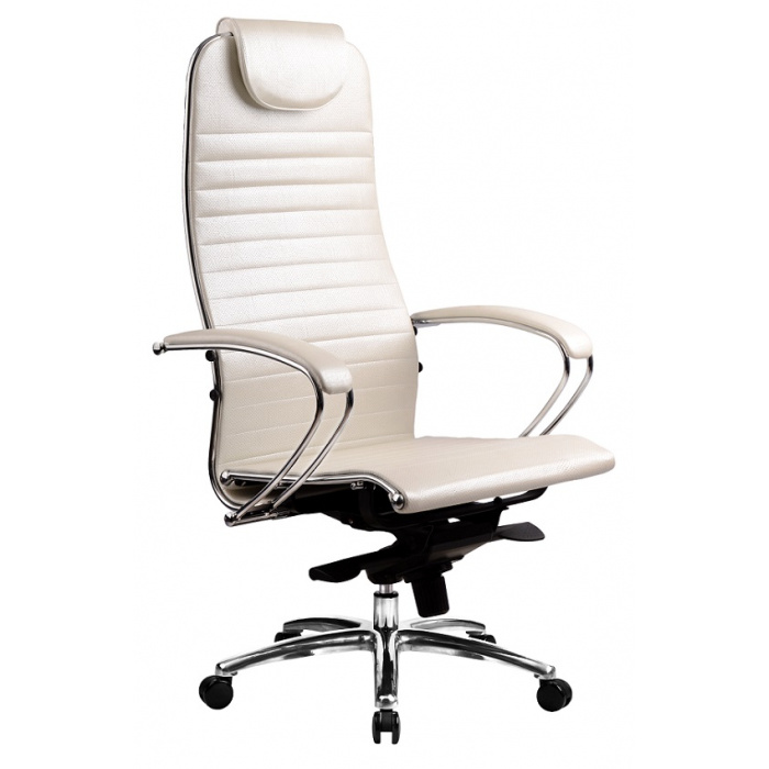 Kancelárska stolička SAMURAI K-1 bielá