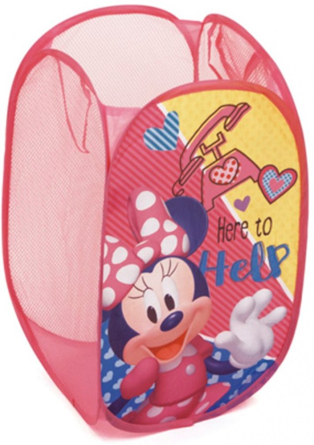Detský skladací kôš na hračky Minnie Mouse gallery main image