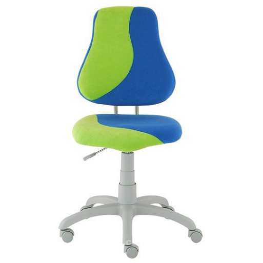 detská stolička FUXO S-line svetlo zelená - modrá